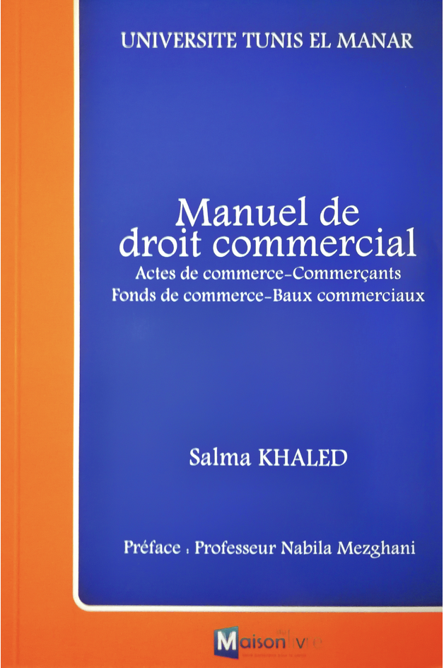 Manuel de droit commercial