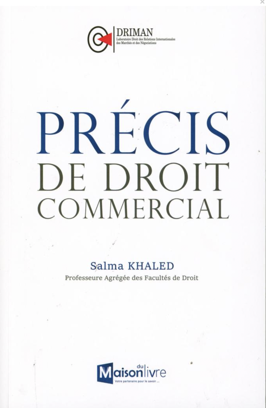 Précis de droit